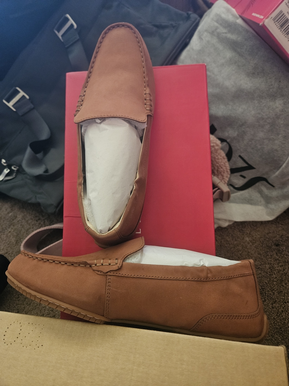 Casual Slip-On Loafers in Tan